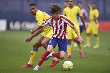 Rodrigo Riquelme con el Atlético B.