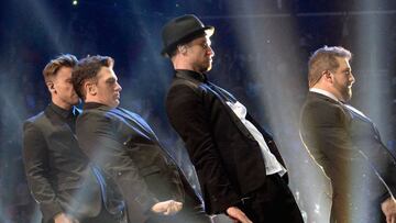 NSYNC en los MTV Video Music Awards 2013 en el Barclays Center, New York City. Agosto 25, 2013. 