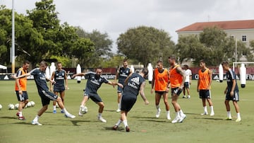 Sergio Ramos, Lucas Vázquez, Marcos Asensio, Isco, Nacho, Carvajal, Theo, Kroos y Borja Mayoral.