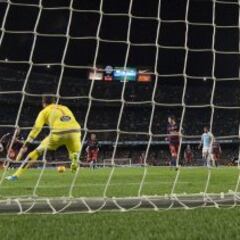 El penalti de Messi desde atrás