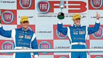 <b>EN EL PODIO. </b>Barba, izquierda, y Cortés han dominado el Nacional.