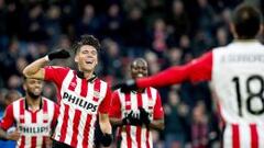 Moreno marc&oacute; un doblete en la victoria del PSV sobre el Twente.