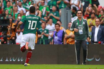 Giovani no marcaba con el 'Tri' en el Estadio Azteca desde 2012