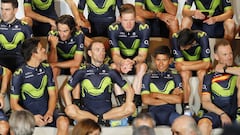 Nairo, Dayer y Winner en la presentación del Movistar Team 2017