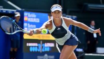 Garbiñe avanza en Wuhan.