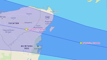 Alerta verde en Quintana Roo ante evolución de tormenta tropical “Grace” a huracán categoría 1
