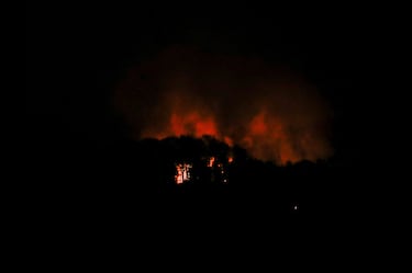 Así es como se visualizó la zona instantes después de que comenzara el ataque de Estados Unidos a Venezuela. 