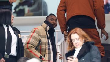 Sadiq, en Mestalla antes de concretarse su fichaje