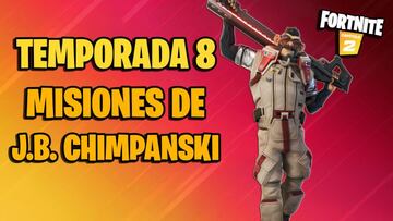 Misiones de J.B. Chimpanski en Fortnite Temporada 8; c&oacute;mo completarlas y sus recompensas