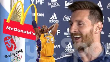 La historia de Messi en los JJOO: McDonald's, Kobe Bryant y Nadal