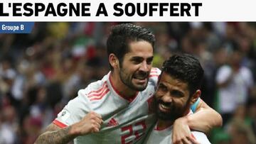 Medios internacionales se hacen eco de la fortuna de España en el gol de Diego Costa.