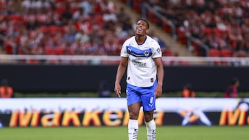Anthony Martial of Monterrey during the 17th round match between Guadalajara and Monterrey as part of the Liga BBVA MX, Torneo Apertura 2025 at Akron Stadium, on November 08, 2025 in Guadalajara, Jalisco, Mexico.