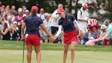 Team USA have put themselves in a fine position on day one of the 2024 Solheim Cup.
