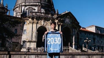 Unai Marrero ha renovado con la Real Sociedad hasta 2030.