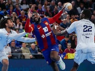 Dika Mem, en un partido de Champions.