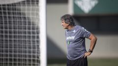 Manuel Pellegrini, en un entrenamiento. 