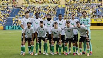 Alineación del Racing en Las Palmas.