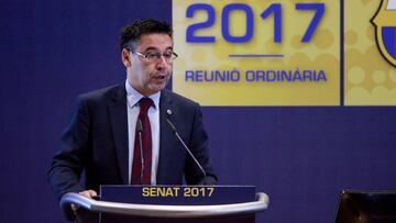 Bartomeu en el Senat 2017.