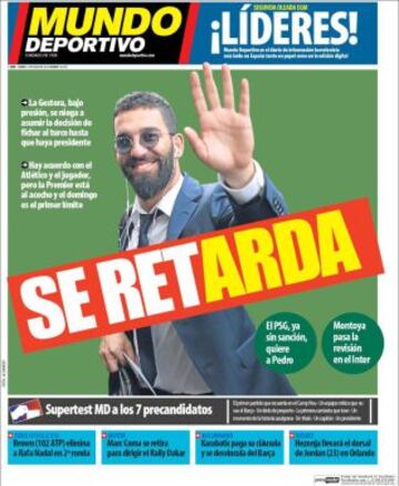 Portadas de la prensa deportiva