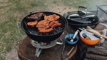 Una barbacoa de carbn