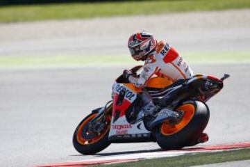 Secuencia de la caída de Márquez