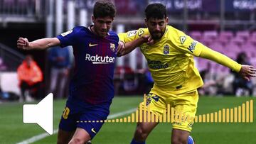 El sonido de un Camp Nou vacío en una ocasión de gol