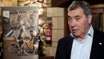 Eddy Merckx hoy en Bilbao