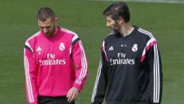 Benzema, el pasado viernes.