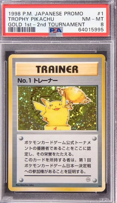 Trophy Pikachu Gold