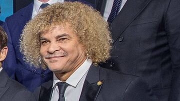 16/10/2018 El colombiano Carlos Valderrama.
 
 El exjugador colombiano Carlos Valderrama asegur&oacute; que &quot;nunca&quot; entendi&oacute; &quot;por qu&eacute; el FC Barcelona&quot; fich&oacute; a su compatriota Yerry Mina &quot;si no lo pusieron&quot;