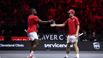 El equipo del resto del mundo vence 4-0 al combinado de Europa tras la primera jornada de competición de la Laver Cup.