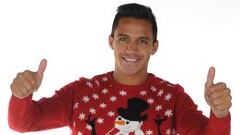 Arsenal ya vive la Navidad con Alexis Sánchez como modelo