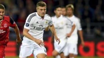 Kroos volverá a la media tras su partidazo del martes.