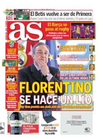 Las portadas de AS de mayo