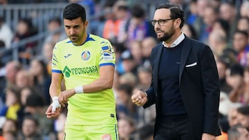 &Aacute;ngel Rodr&iacute;guez y Bordal&aacute;s, en la etapa de ambos en el Getafe.