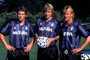 Llegaron al Football Club Internazionale Milano a finales de los años ochenta. Durante aquella época la liga italiana estaba plagada de superestrellas como Zico, Diego Maradona, Platini, Van Basten o Gullit.