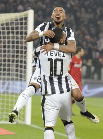 Arturo Vidal aportó con una asistencia en empate de Juventus ante Inter y fue reemplazado en la segunda etapa. 