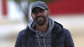 Monchi durante un entrenamiento del Sevilla.