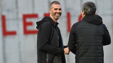 Entrenamiento de Garitano en Lezama