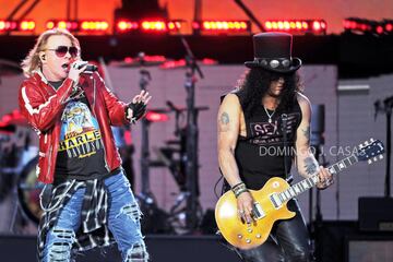 El grupo liderado por Axl Rose y Slash tocó por segunda vez en el estadio 24 años después de su primera vez en el Calderón.