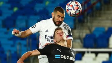 Benzema fue un avión contra el Mönchengladbach.