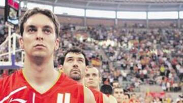 <b>LÍDER. </b>Pau volverá a ser el referente de España en el Mundial de Japón de 2006, en el Eurobasket de Madrid de 2007 y en los Juegos de Pekín.