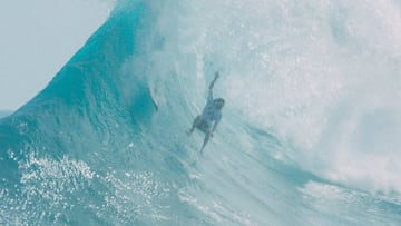 Wipeout de Dylan Graves en 'Explosion Salad', su parte de surf en Octopus.