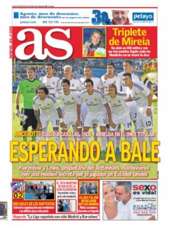 Las portadas de AS de agosto