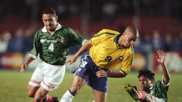 México cayó 3-2 frente a Brasil en la Copa América de 1997.
