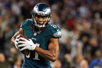 Philadelphia Eagles - Jordan Matthews: El equipo se ha reforzado mucho en la posición de receptor. Por ello, Matthews se juega mucho este año. Debe aclimatarse a ser un receptor más de slot.