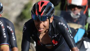 Egan Bernal en la etapa 15 del Tour