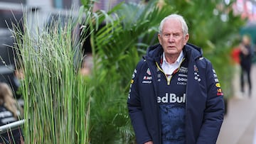 Helmut Marko, exasesor de Red Bull, en el paddock de la Fórmula 1.