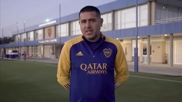 Riquelme, ilusionado con que los chicos puedan ver a Cardona