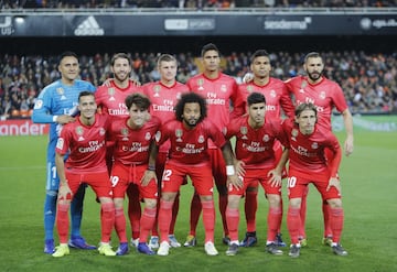 Equipo del Real Madrid.